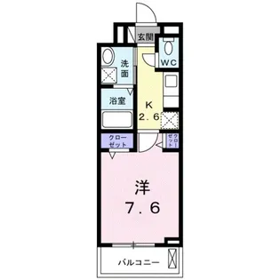 ソラナ【1階】の間取り