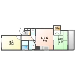 浜井ビル【3階】の間取り