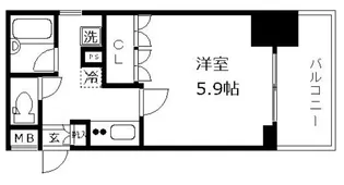 プレール・ドゥーク八丁堀【8階】の間取り
