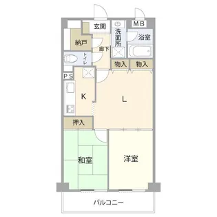 ファミール庚申【2階】の間取り