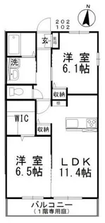 ファミリア A【1階】の間取り