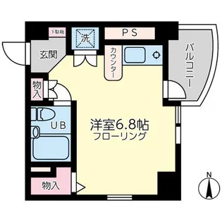 エミネンス亀戸【6階】の間取り