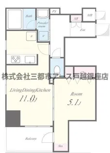 Laurus武蔵小山【6階】の間取り