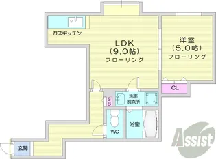 ロイヤルハイツセイヤ【1階】の間取り