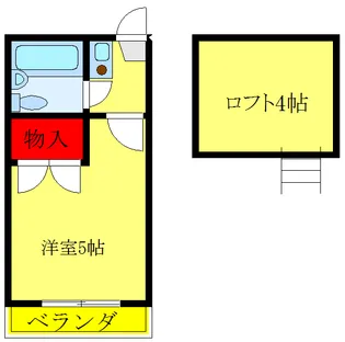 ルミエール三田【2階】の間取り
