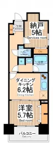 エステムプラザ川崎【10階】の間取り