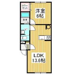 Mハイツ高砂15【1階】の間取り