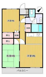 サザンヒルズ【3階】の間取り