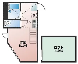 Well-B 横濱反町I【1階】の間取り