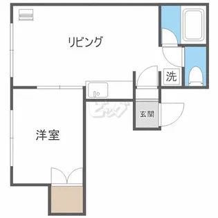 クチュールくりのみ【3階】の間取り