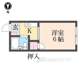 サンハイツ【2階】の間取り