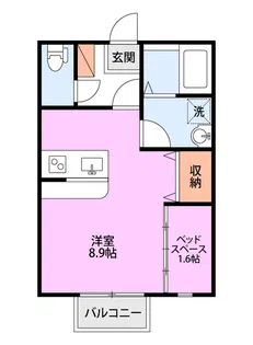モンラッシェ B【2階】の間取り