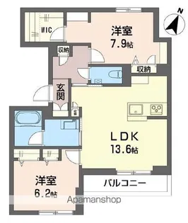 プランナイトウ【3階】の間取り