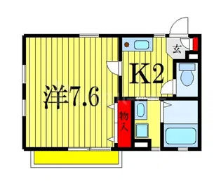 ラヴィアンローズ【2階】の間取り