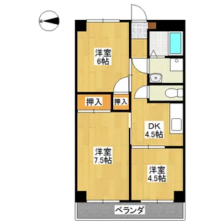 メゾン長良【5階】の間取り