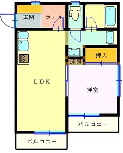 ロイヤルドミール【1階】の間取り