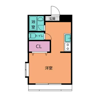 クララハウス【2階】の間取り