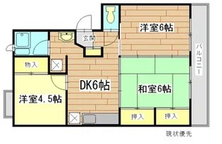 フォーシーズン連坊【2階】の間取り