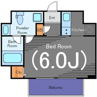 ブライズ恵比寿【7階】の間取り