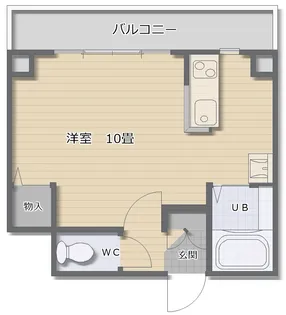 パセオ本町【1階】の間取り