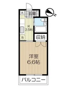 ホワイトハイツ【1階】の間取り