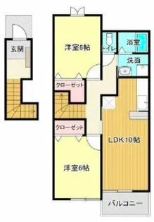 セトル.グリーン【2階】の間取り