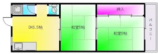 近栄コーポ 西山本【3階】の間取り