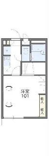 レオパレスオリーブ【2階】の間取り