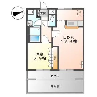 神奈川県小田原市飯泉【アパート】の間取り