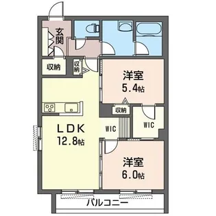 リアン荻窪【2階】の間取り