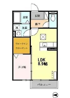 グランド ソレーユ B【1階】の間取り