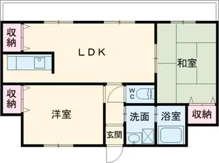 サニーレジデンス【1階】の間取り