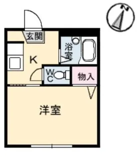 クレセント串山【2階】の間取り