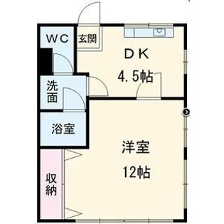マンション幸【4階】の間取り