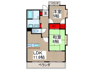 エスポワール・サイトウ【3階】の間取り