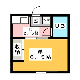 井上ハイツ【2階】の間取り