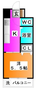 カーサ栄【3階】の間取り