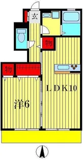 コンフォート【1階】の間取り