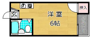 プチシャトー星丘II【2階】の間取り