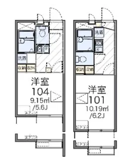 神奈川県横浜市旭区中希望が丘【アパート】の間取り