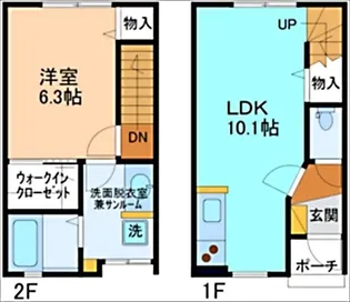 セシボン16【1階】の間取り