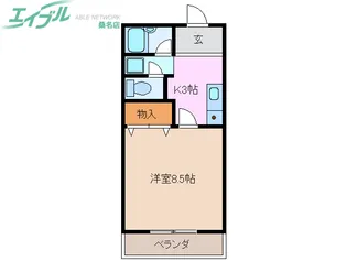 ライラック正和台 A【2階】の間取り