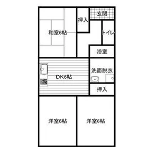 メゾン孝東【6階】の間取り