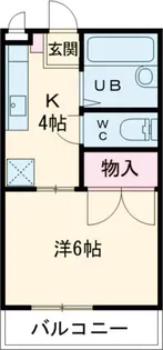 レインボー森町【2階】の間取り