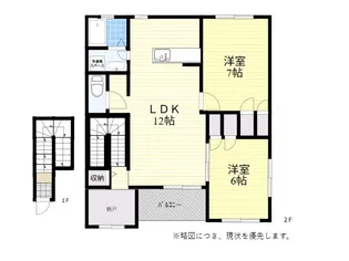ステラ・マリノ1【2階】の間取り