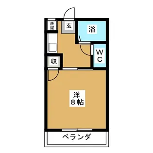 ベルズコートII【1階】の間取り