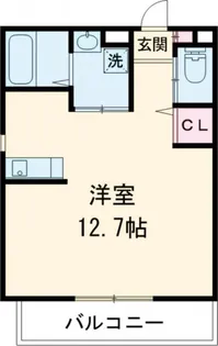 カーサ江戸川【1階】の間取り