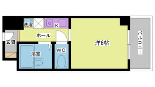 1Kの間取り画像