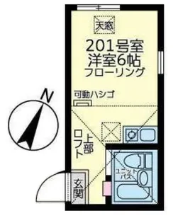 ユナイト大口スコティッシュロード【2階】の間取り