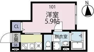 ラピス【1階】の間取り